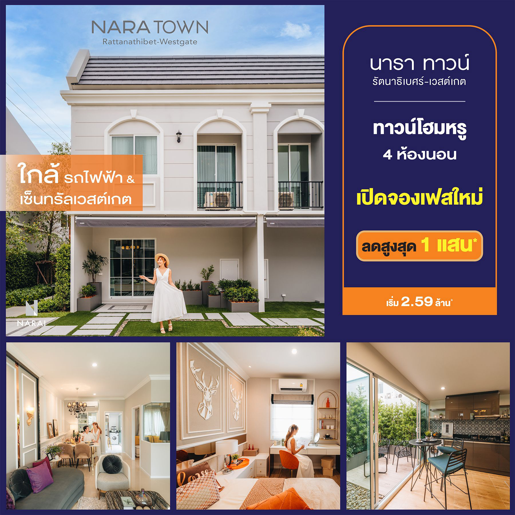 nara town rattanathibet westgate